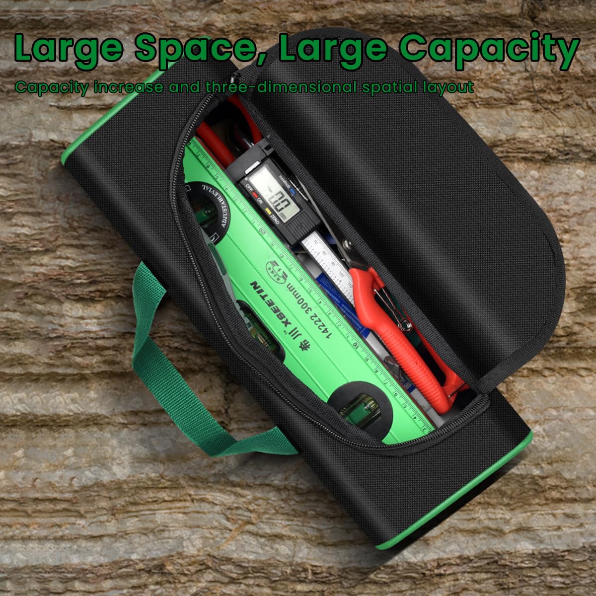 Serplex Large Tool Bag Waterproof Oxford Cloth Tool Bag with Handle Tote Bag Travel Tool Organizer Bag Tool Storage Bag Tool Organizer Bag Tools Bag for Electricians Serplex Large Tool Bag Waterproof Oxford Cloth Tool Bag with Handle Tote Bag Travel Tool Organizer Bag Tool Storage Bag Tool Organizer Bag Tools Bag for Electricians